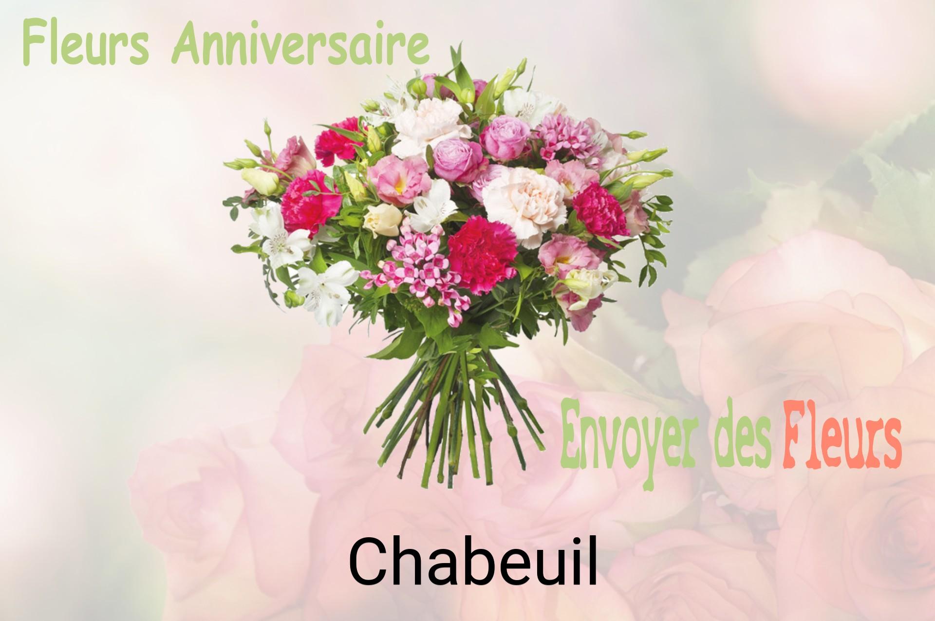 Bouquet de fleurs d’anniversaire livré à Chabeuil