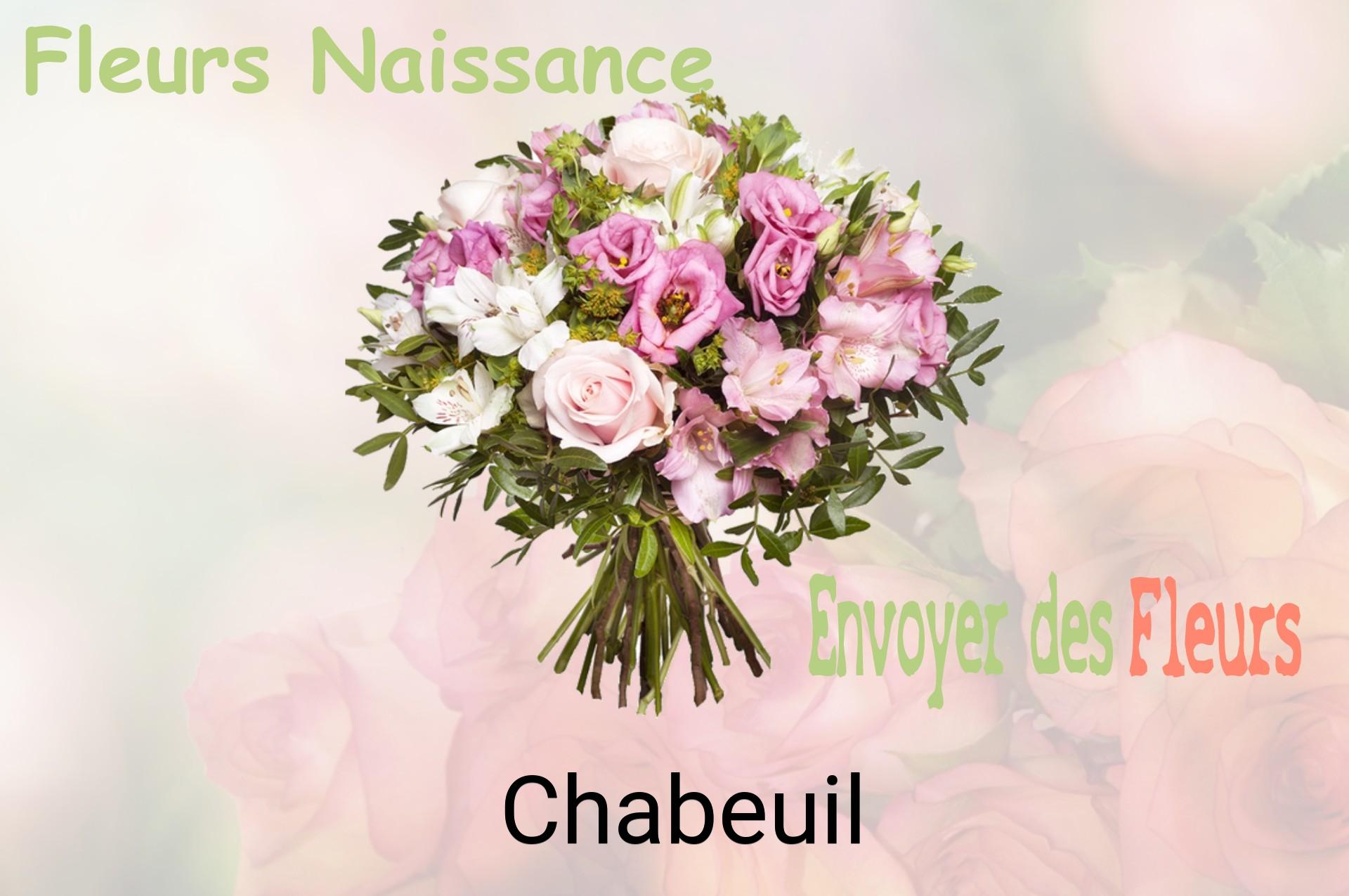 Bouquet de fleurs de naissance livré à Chabeuil